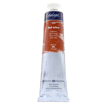 Ladoga Oil Paint 46 ml - okker rød - Oliemaling