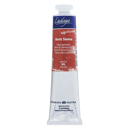 Ladoga Oil Paint 46 ml - Burnt sienna - Oliemaling