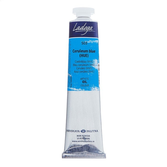 Ladoga Oil Paint 46 ml - Ceruleum blå (nuance) - Oliemaling