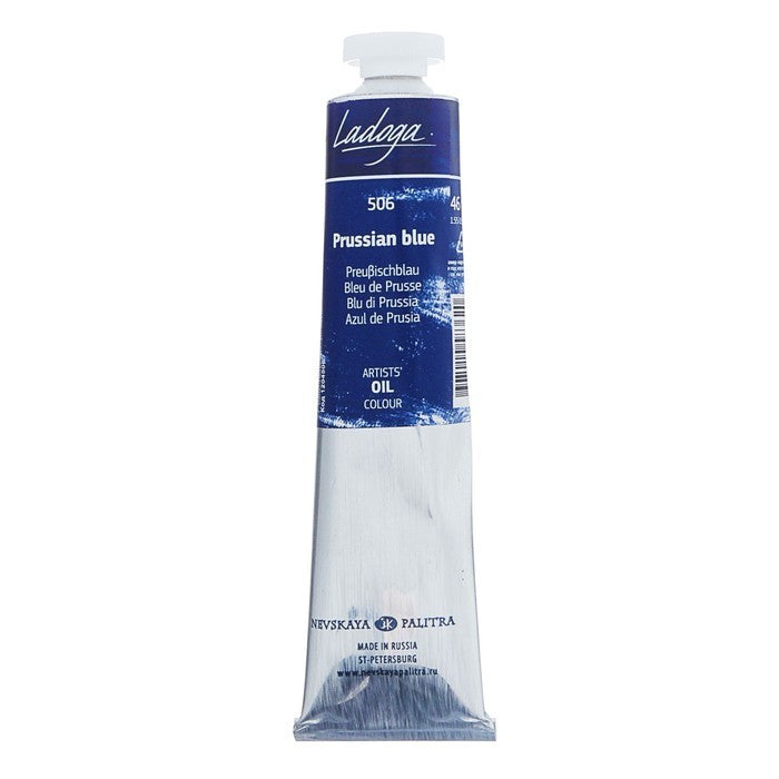Ladoga Oil Paint 46 ml - Prussian blå - Oliemaling