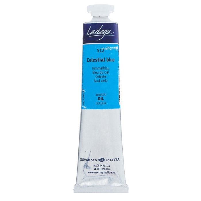 Ladoga Oil Paint 46 ml - Celestial blå - Oliemaling