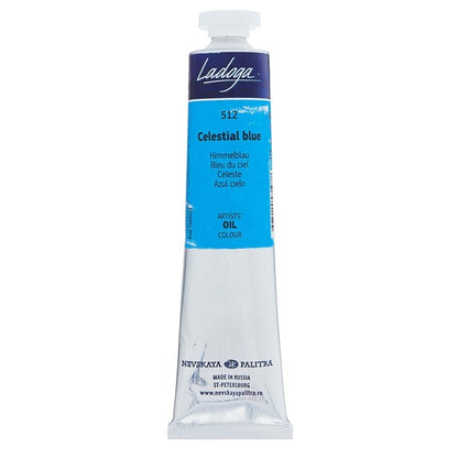 Ladoga Oil Paint 46 ml - Celestial blå - Oliemaling