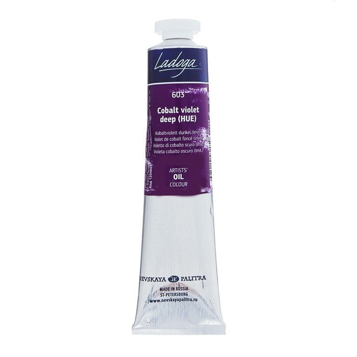 Ladoga Oil Paint 46 ml - kobolt violet dyb (nuance) - Oliemaling