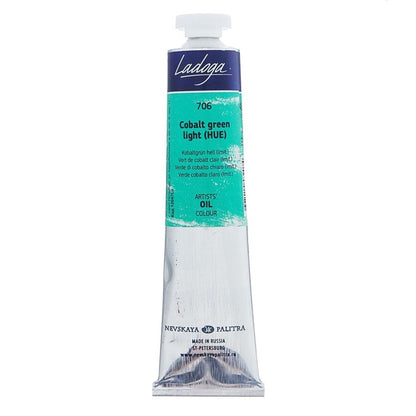 Ladoga Oil Paint 46 ml - kobolt grøn lys (nuance) - Oliemaling
