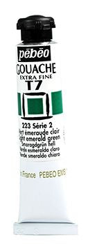 Pebeo Extra-Fijne Gouache T7 20 ml - lys Emerald grøn - Gouache og tempera