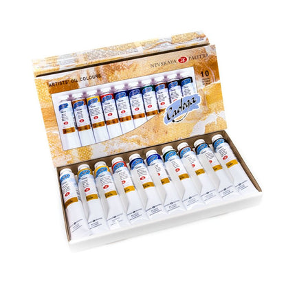 Ladoga Oil Paint Sets - 10 x 46 ml - Colori a olio