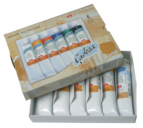 Ladoga Oil Paint Sets - 6 x 46 ml - Colori a olio