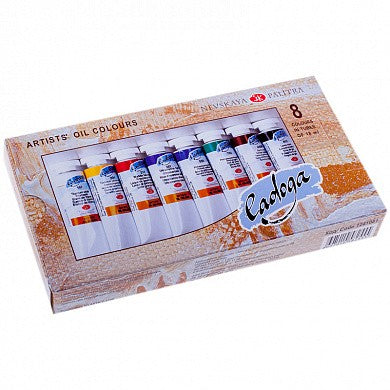 Ladoga Oil Paint Sets - 8 x 18 ml - Colori a olio