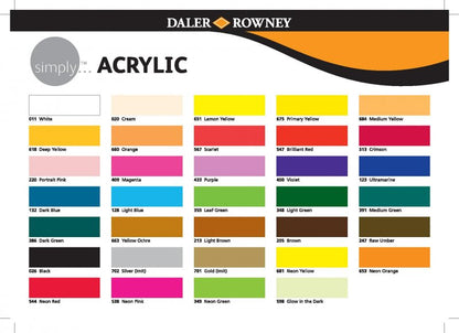 Daler-Rowney Simply Acrylic 75 ml - Akrylmaling
