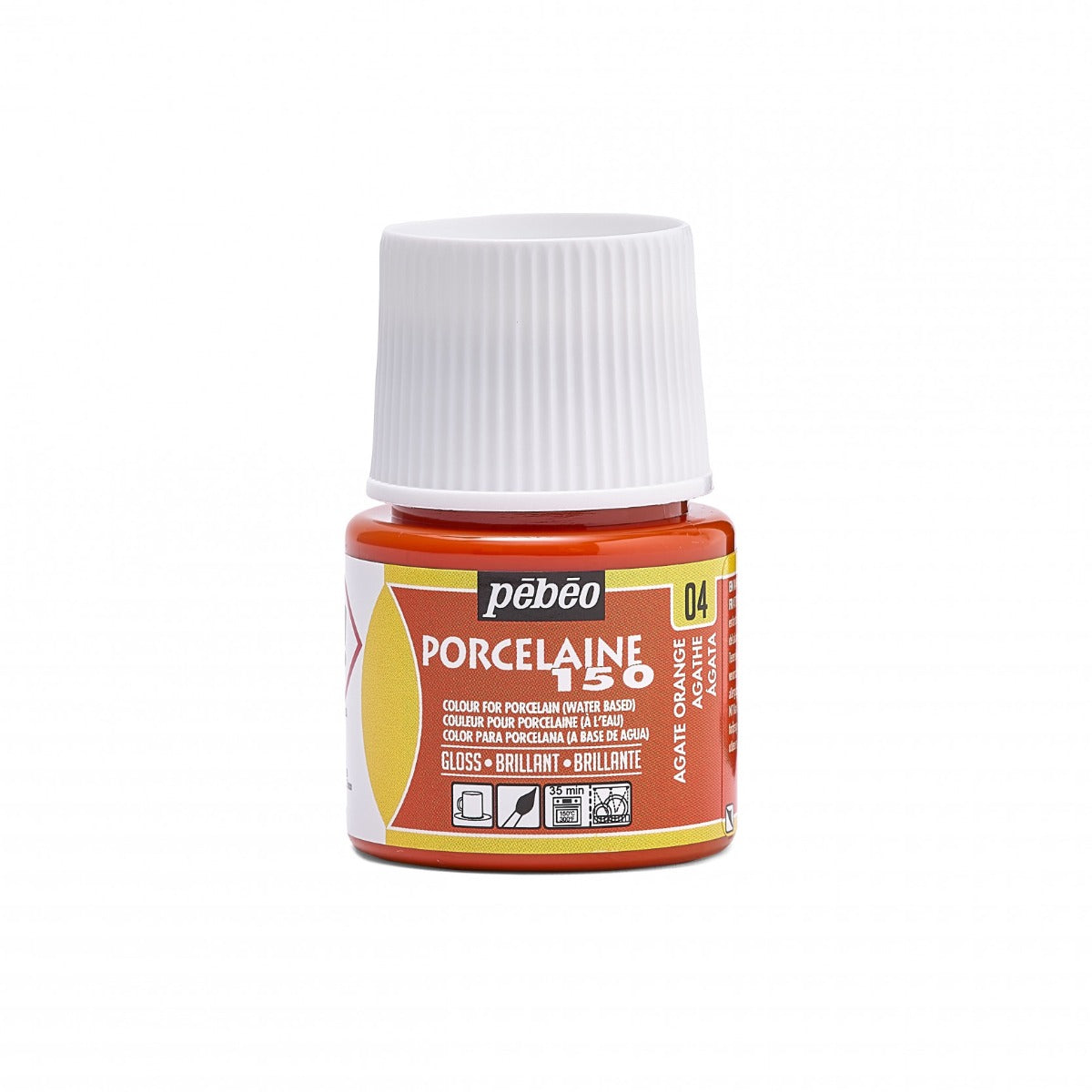 Pebeo Porcelaine 150 Porcelain paint 45 ml - 04 - Agaat - Lasi- ja posliinimaalit