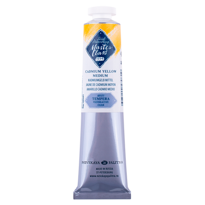 Master Class Tempera Paint 46 ml - kadmium keltainen Medium - Guassi ja tempera