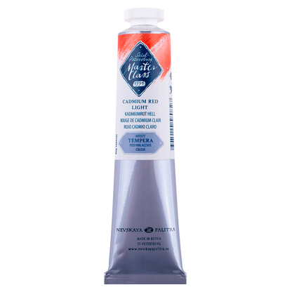 Master Class Tempera Paint 46 ml - kadmium vaalea punainen - Guassi ja tempera