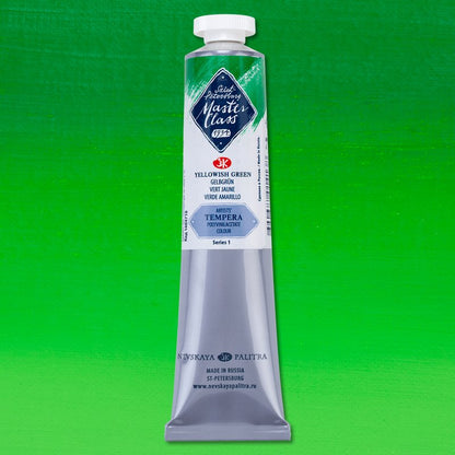 Master Class Tempera Paint 46 ml - keltainen vihreä - Guassi ja tempera