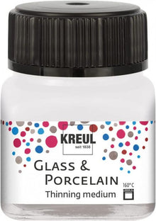 Kreul Glass & Porcelain Verdunningsmedium 20 ml. - Malemedier