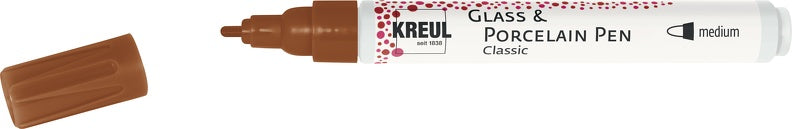 Kreul Glass & Porcelain Porseleinstift Classic - Cognac - Lasi- ja posliinimaalit