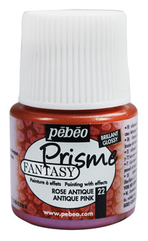 Pebeo Fantasy Prisme Effect paint 45 ml - Antiek Roze - Effektmaling