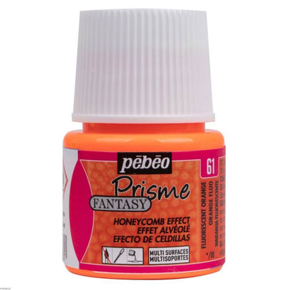Pebeo Fantasy Prisme Effect paint 45 ml - fluorescerende orange - Effektmaling