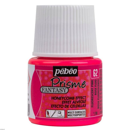 Pebeo Fantasy Prisme Effect paint 45 ml - fluorescerende Roze - Effektmaling