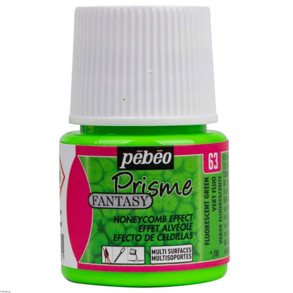 Pebeo Fantasy Prisme Effect paint 45 ml - fluorescerende grøn - Effektmaling