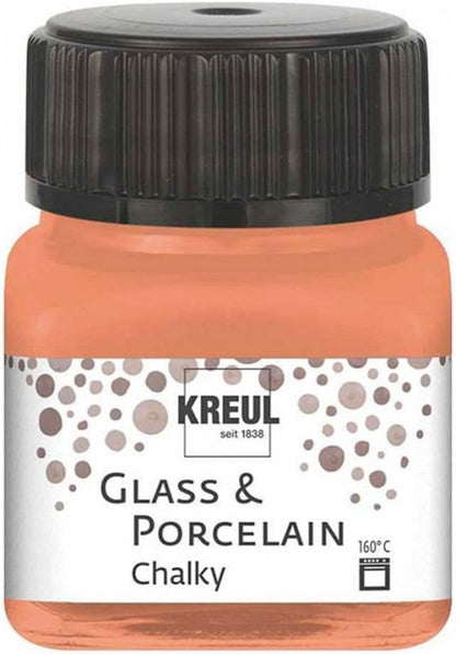 Kreul Glass and porcelain paint Chalky 20 ml - Terracotta Earth - Glas- og porcelænsmaling