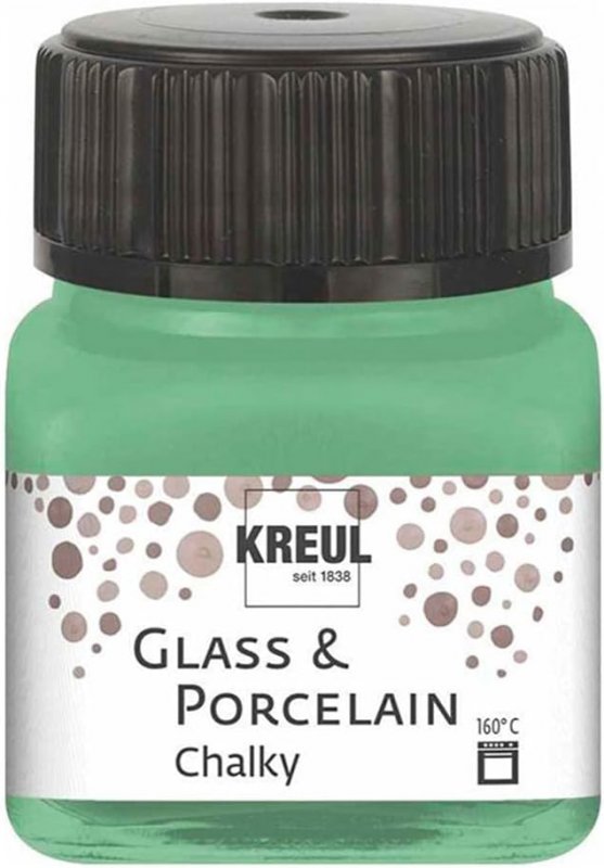 Kreul Glass and porcelain paint Chalky 20 ml - Rosemary grøn - Glas- og porcelænsmaling