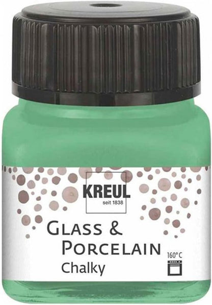 Kreul Glass and porcelain paint Chalky 20 ml - Rosemary grøn - Glas- og porcelænsmaling