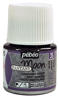 Pebeo Fantasy Moon Effect paint 45 ml - sølv - Effektmaling