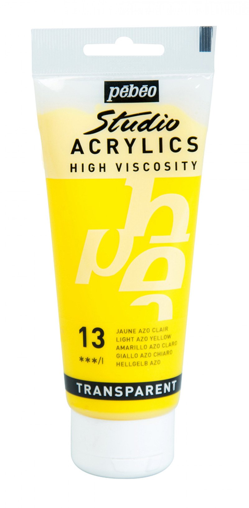 Pebeo Studio Acrylverf 100 ml - 13 - Licht azo geel