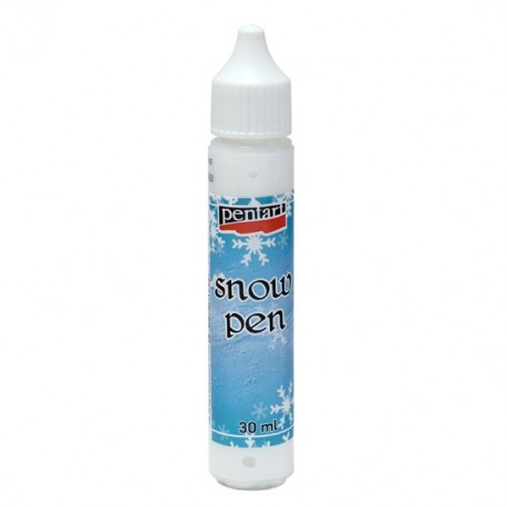 Pentart Snow Paste och Snow paste - Snow Paste Pen - 30 ml - Målarmedier