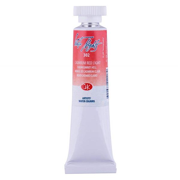 White Nights Watercolour Tube 10 ml - cadmio rosso chiaro - Acquerelli