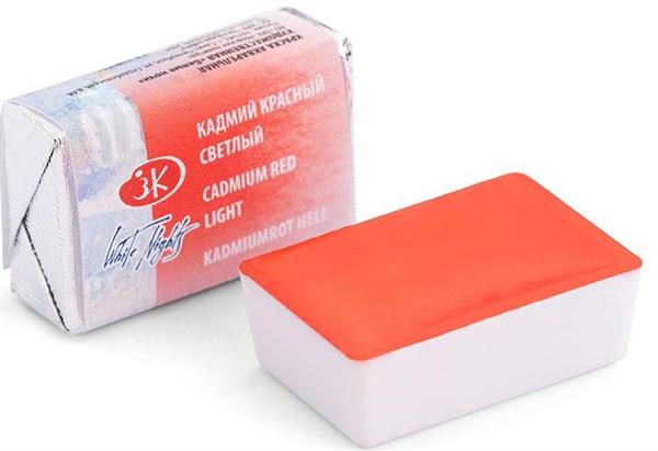 White Nights Watercolour Pan 2.5 ml - Kleuren A-M - kadmium rød lys - Akvarelmaling