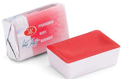 White Nights Watercolour Pan 2.5 ml - Kleuren N-Z - Ruby - Vesivärit