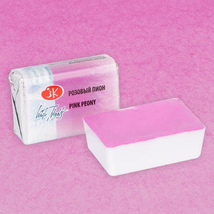 White Nights Watercolour Pan 2.5 ml - Kleuren N-Z - vaaleanpunainen Peony - Vesivärit