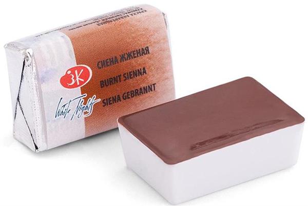 White Nights Watercolour Pan 2.5 ml - Kleuren A-M - Burnt sienna - Akvarelmaling