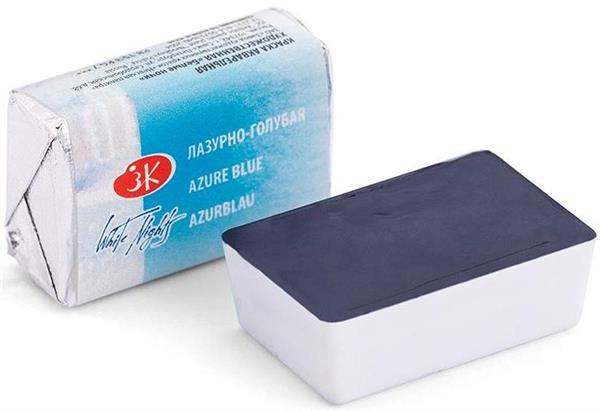 White Nights Watercolour Pan 2.5 ml - Kleuren A-M - Azure blå - Akvarelmaling