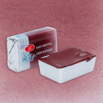 White Nights Watercolour Pan 2.5 ml - Kleuren A-M - Caput Mortuum - Akvarelmaling