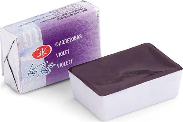 White Nights Watercolour Pan 2.5 ml - Kleuren N-Z - violetti - Vesivärit