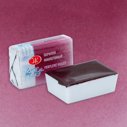 White Nights Watercolour Pan 2.5 ml - Kleuren N-Z - Perylene violetti - Vesivärit