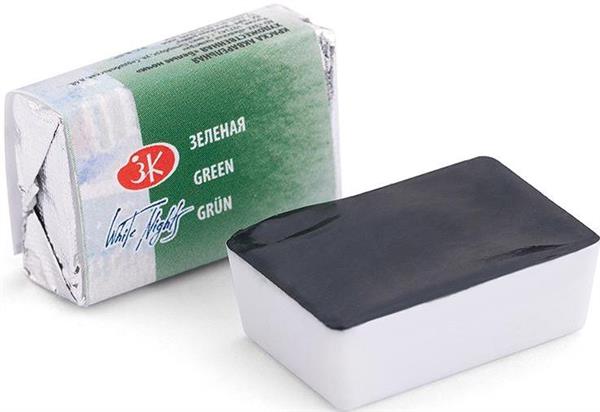White Nights Watercolour Pan 2.5 ml - Kleuren A-M - grøn - Akvarelmaling