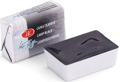 White Nights Watercolour Pan 2.5 ml - Kleuren A-M - Lamp sort - Akvarelmaling