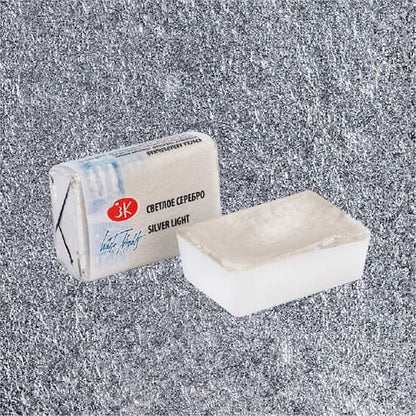 White Nights Watercolour Pan 2.5 ml - Kleuren N-Z - hopea vaalea - Vesivärit