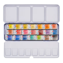 White Nights Watercolour Sets - Metal Æske - 21-pak - Akvarelmaling