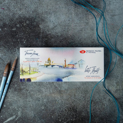 White Nights Watercolour Sets - Akvarelmaling