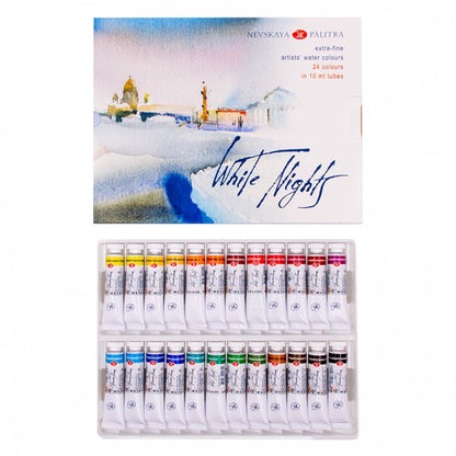 White Nights Watercolour Sets - Akvarelmaling