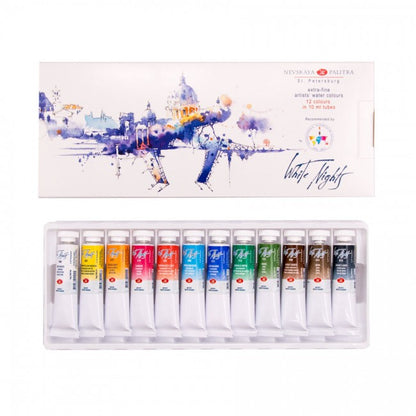 White Nights Watercolour Sets - Akvarelmaling
