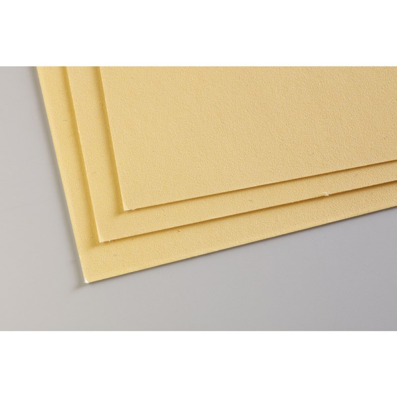 Clairefontaine Pastelmat Pastel paper 24 x 32 cm - 5 sheets - Buttercup - 24 x 32 cm - 5 arkkia - Paperi