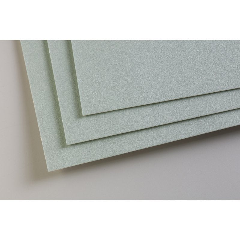 Clairefontaine Pastelmat Pastel paper 24 x 32 cm - 5 sheets - vaalea vihreä - 24 x 32 cm - 5 arkkia - Paperi