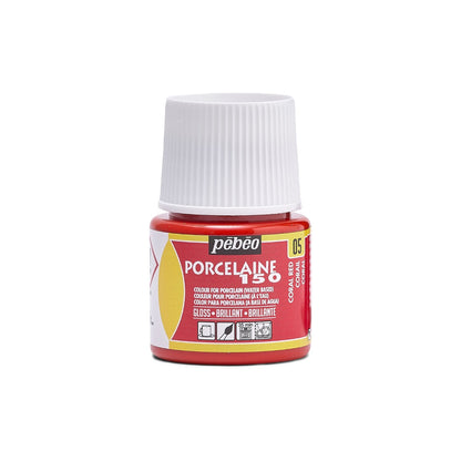 Pebeo Porcelaine 150 Porcelain paint 45 ml - 05 - Koraal - Lasi- ja posliinimaalit