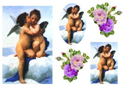 Hobby & Blu Printed Decoupage Rice Paper 43 x 32 cm - Design 166 - Papir