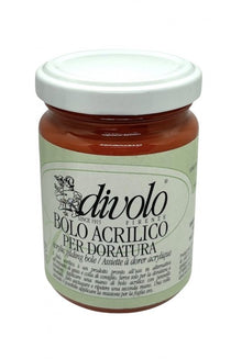 Divolo Acryl-Poliment Gilding ground 125 ml - rød - Malemedier